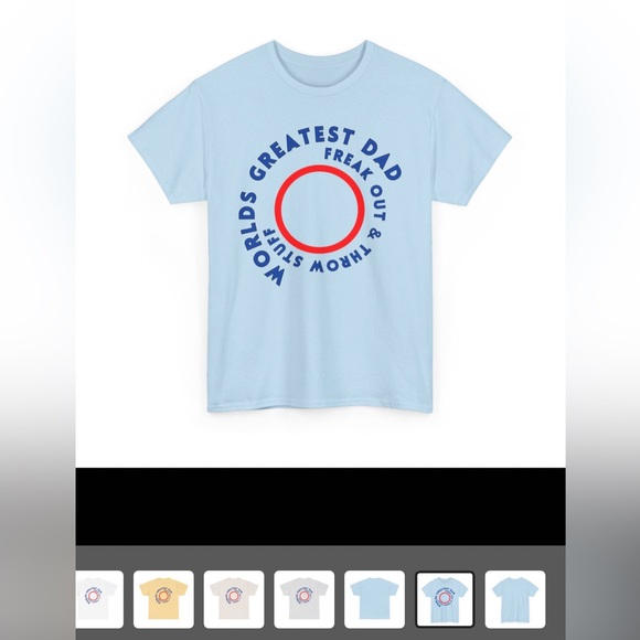 World's Greatest Dad Tee Phish Lyrics Perfect Fathers Day Gift Multiple Colors! - Picture 3 of 9